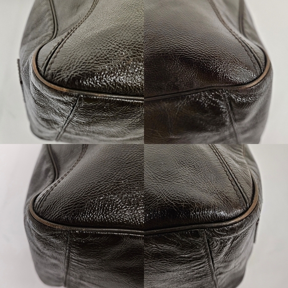 Kate Spade Wrinkled Leather Diaper Bag in Dark Hickory Brown - Picture 7 of 15